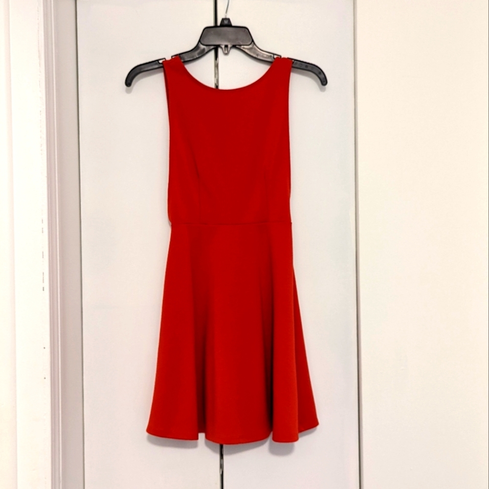 Dark Orange Forever 21 Dress